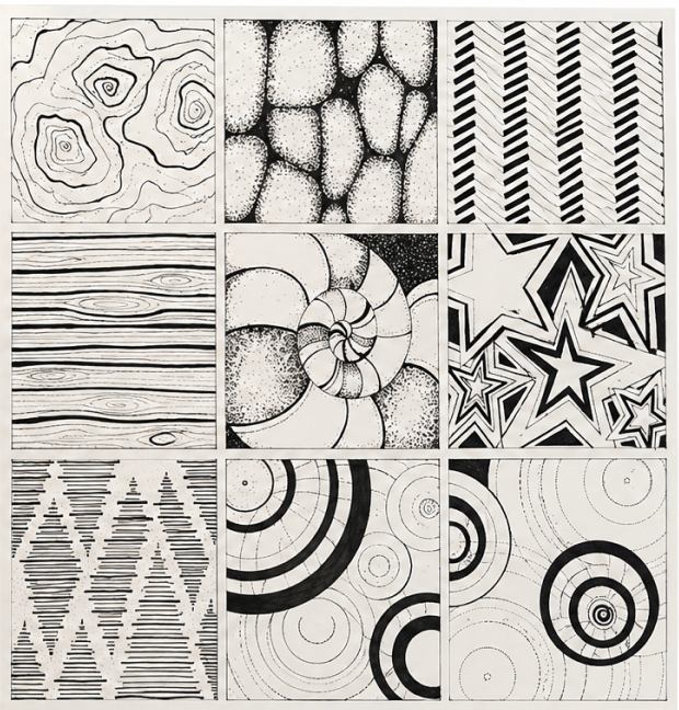 Pattern observation drawings