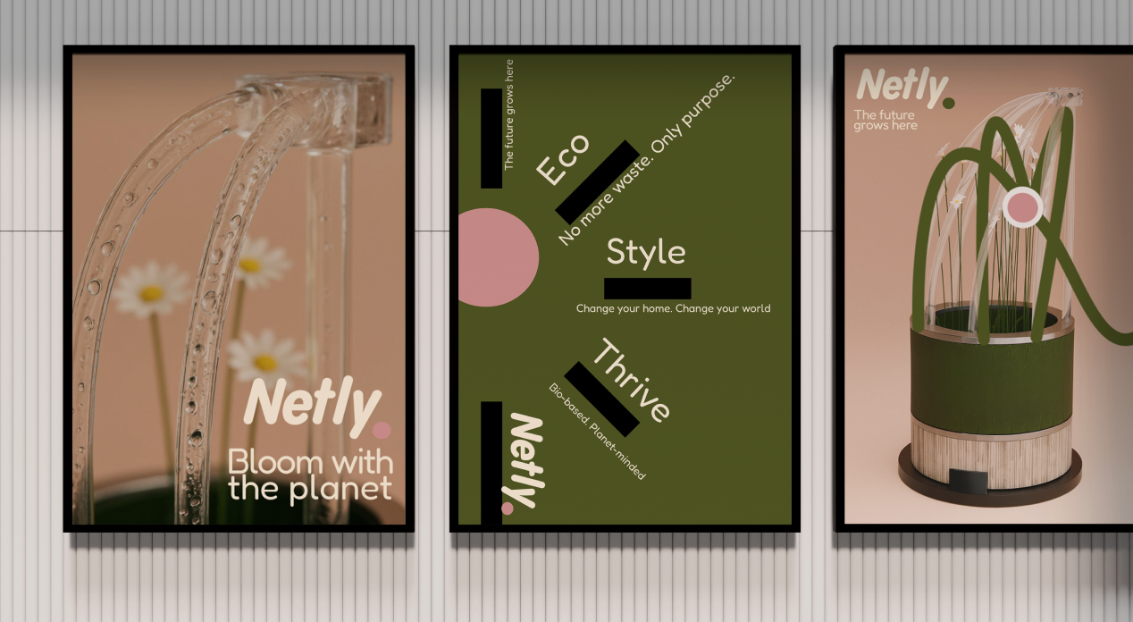 NETLY poster system