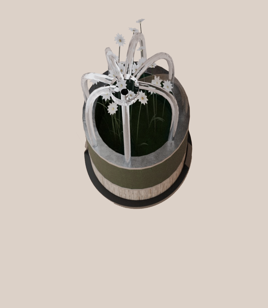 Sail Vase top view