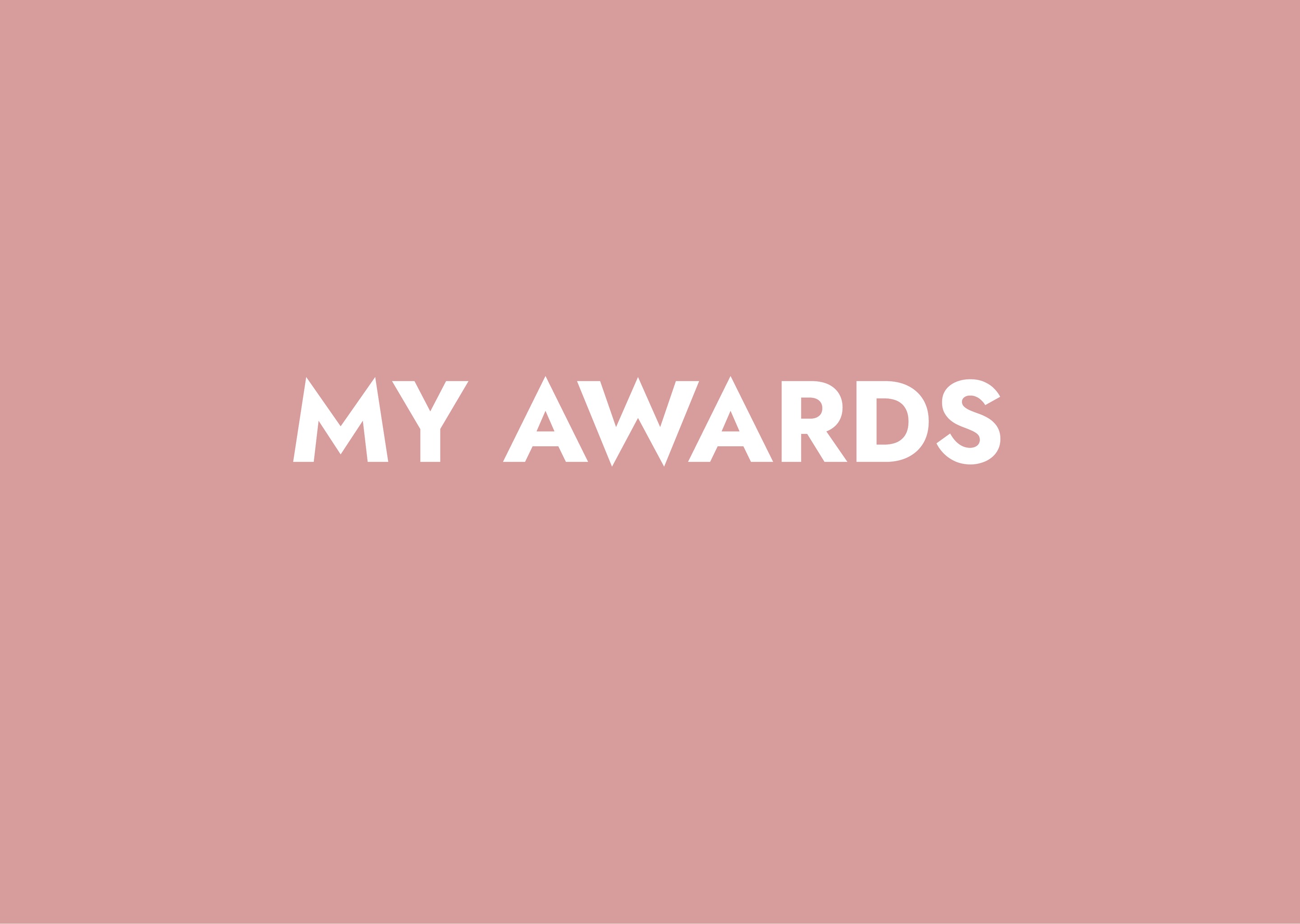 My awards divider